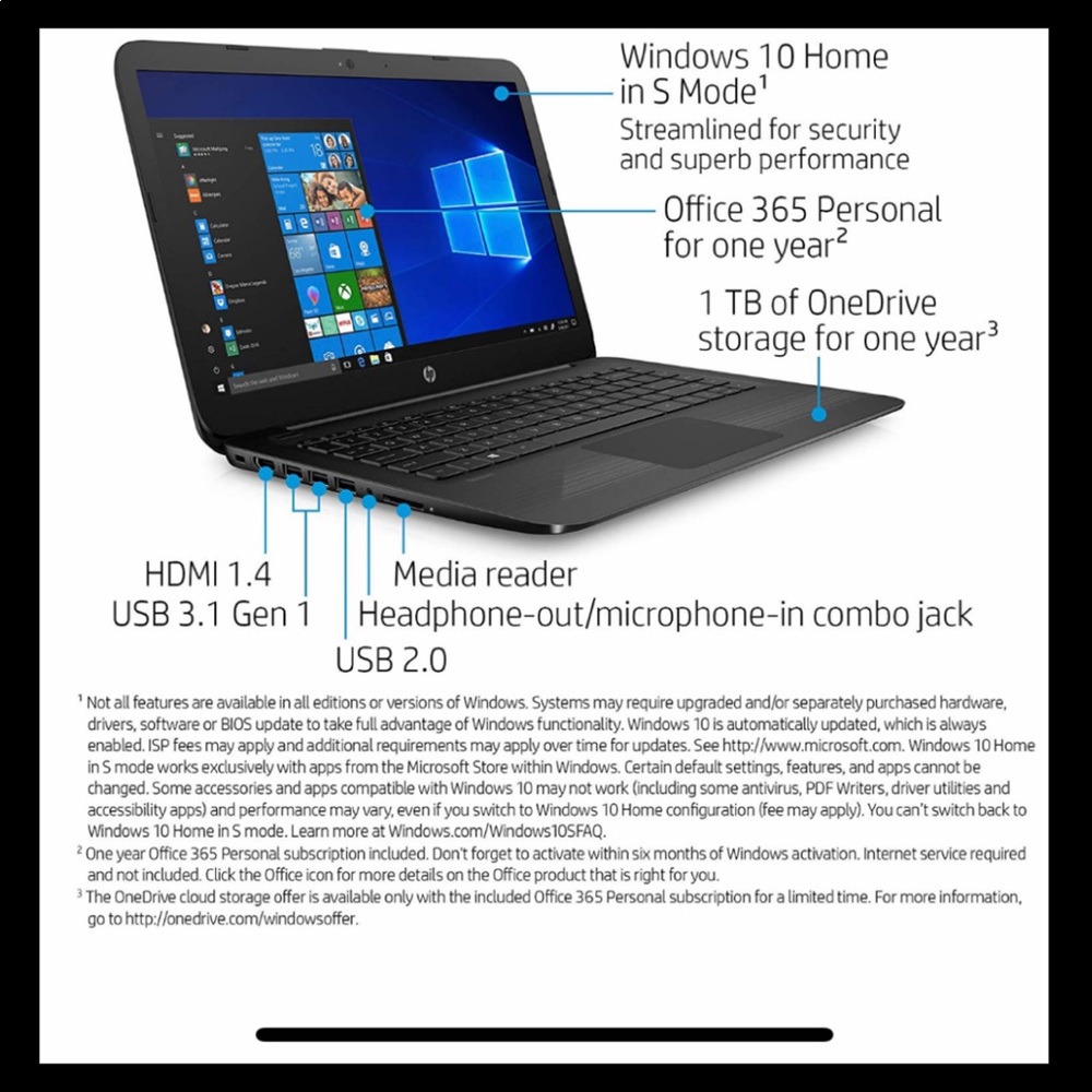 NEVER USED BRAND NEW HP LAPTOP // 1Tb